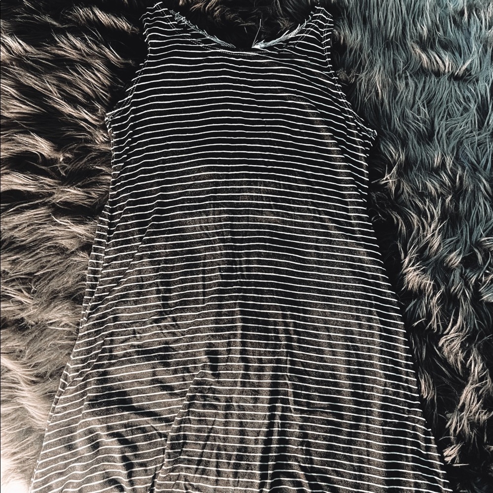 Grey/White Striped Tunic
